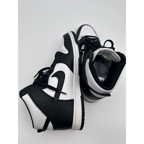 Nike Dunk High Panda Black White Men\'s Sneakers Basketball DD1399-105 Size 10.5